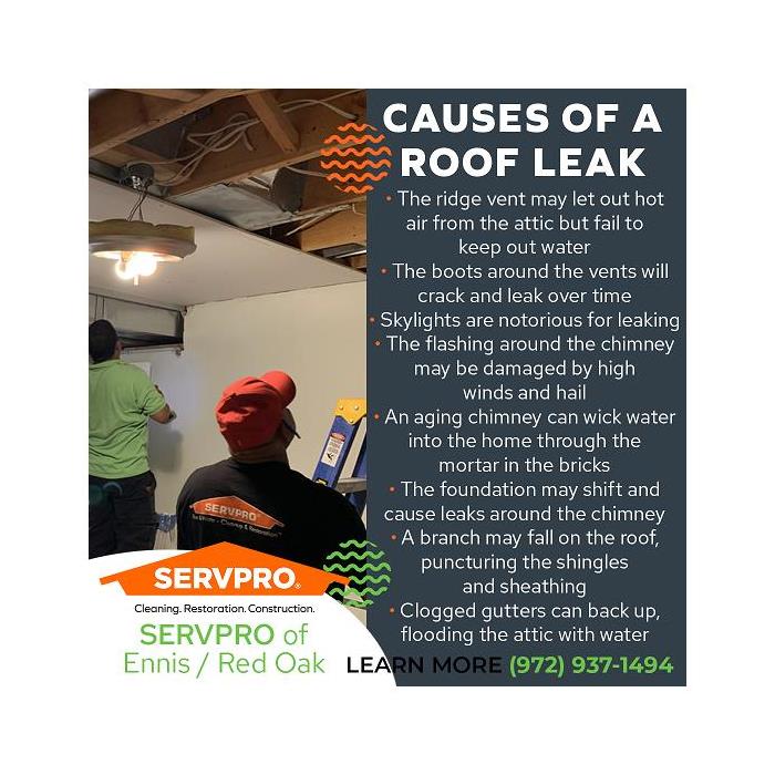 SERVPRO team restoring a roof