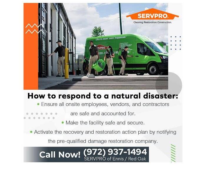 SERVPRO truck and crew